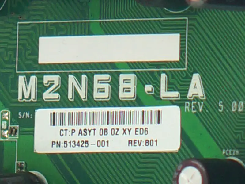 Placa base HP C61 513426-001 513425-001 M2N68-LA