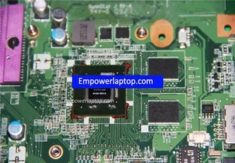 HP 517837-001 Placa base Presario CQ61 G61 DA00P6MB6D0