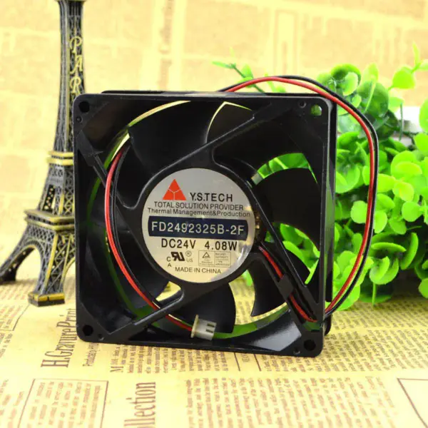 YSTECH 9232 Ventilador de 9,2 cm FD2492325B-2F Ventilador Ventilador