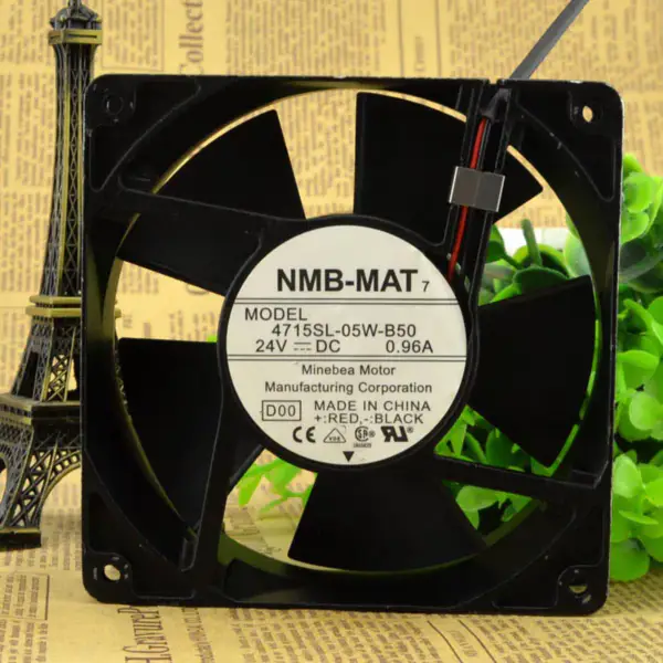 Ventilador NMB 4715SL-05W-B50 24V 0,96A 12CM2-ventilador de alambre