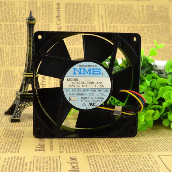 NMB 4715SL-09W-B76 27V 1,10A Ventilador NMB 12038