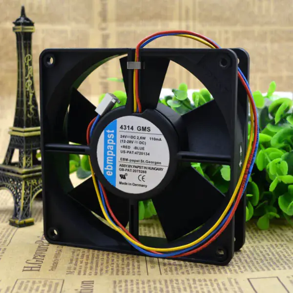 ebmpapst TYP 4314GMS Ventilador de 24V 2,6W 120*120*323 hilos