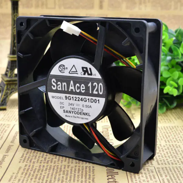 Ventilador Sanyo 12038 24V 0,50A 9G1224G101 12cm