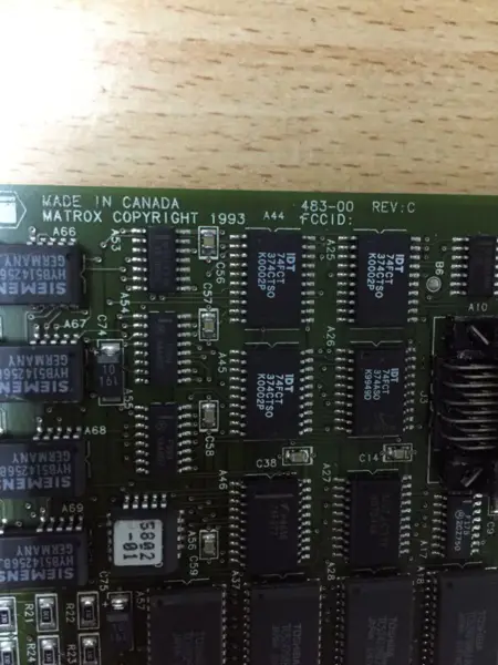 MATROX 483-00 REV:C Placa base