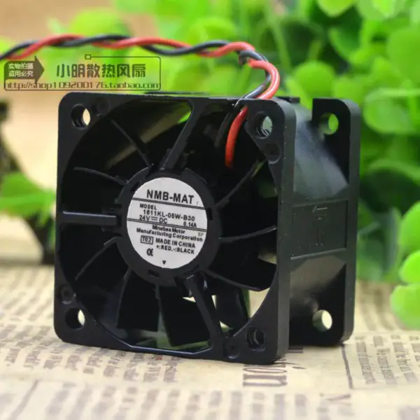 NMB 4028 24V 0,14A 1611KL-05W-B30 Ventilador de 4 cm y 2 hilos