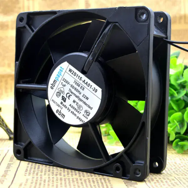 EBM PAPST W2S115-AA01-39 12738 Ventilador 12,7CM 220V 22W