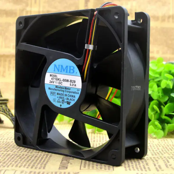 NMB 12038 24V 0,21A 4715KL-05W-B29 Ventilador 12CM