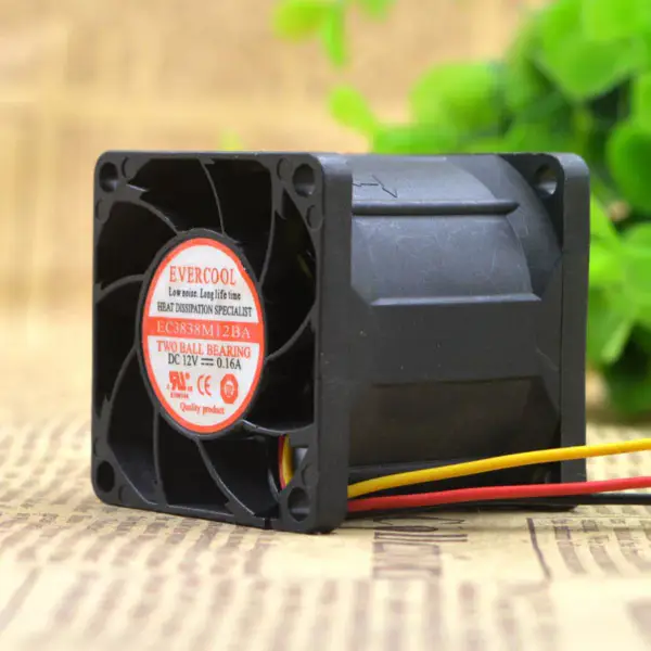 Ventilador EVERCOOL EC3838M12BA 3.8CM 12V 0.16A 3838