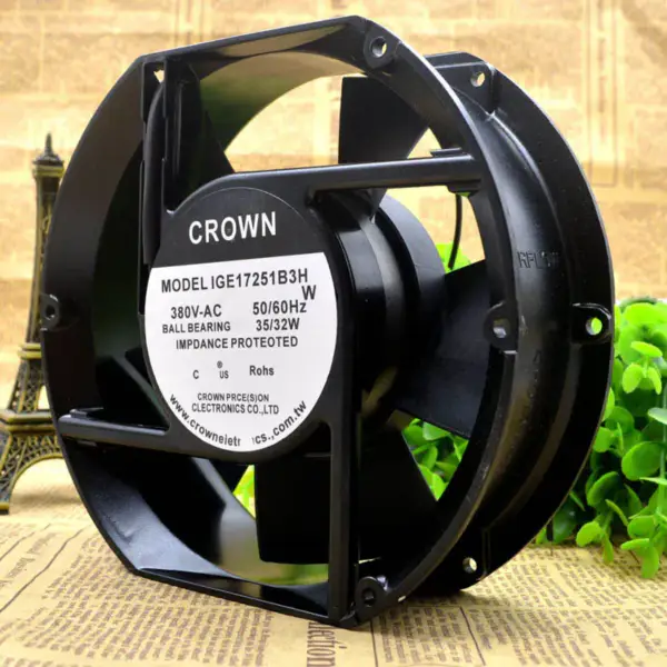 Ventilador CROWN IGE17251B3H 380V 35/32W 17CM