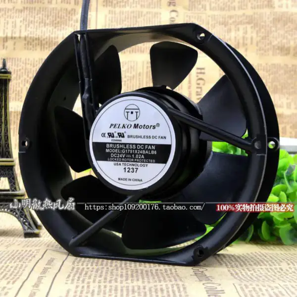 PELKO MOTORS G1751X24BALB6 Ventilador 24V 17250 24V 17CM
