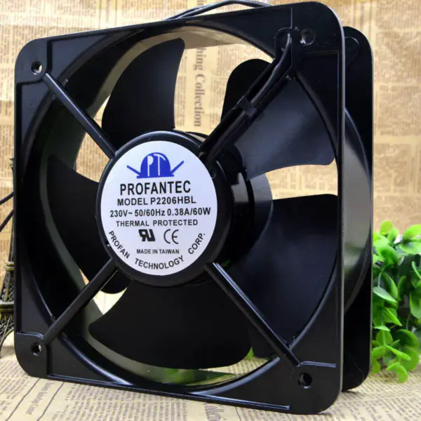 Ventilador PROFANTEC P2206HBL 20/2CM 20060 220V 60W