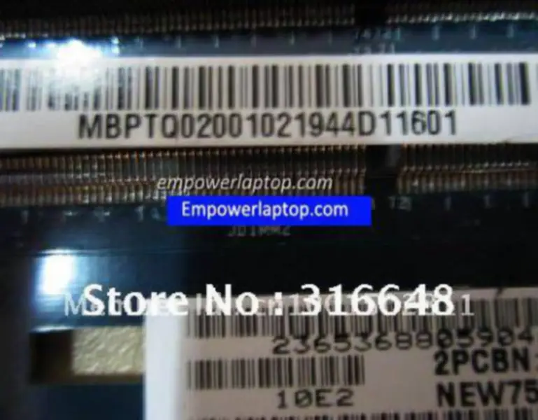 Placa base Acer 5551 MBPTQ02001 LA-5912P 75