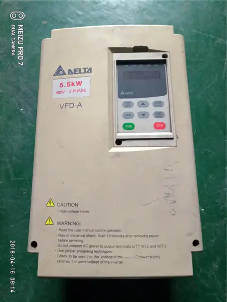 Delta VFD serie A VFD055A43B 380v 5,5kw