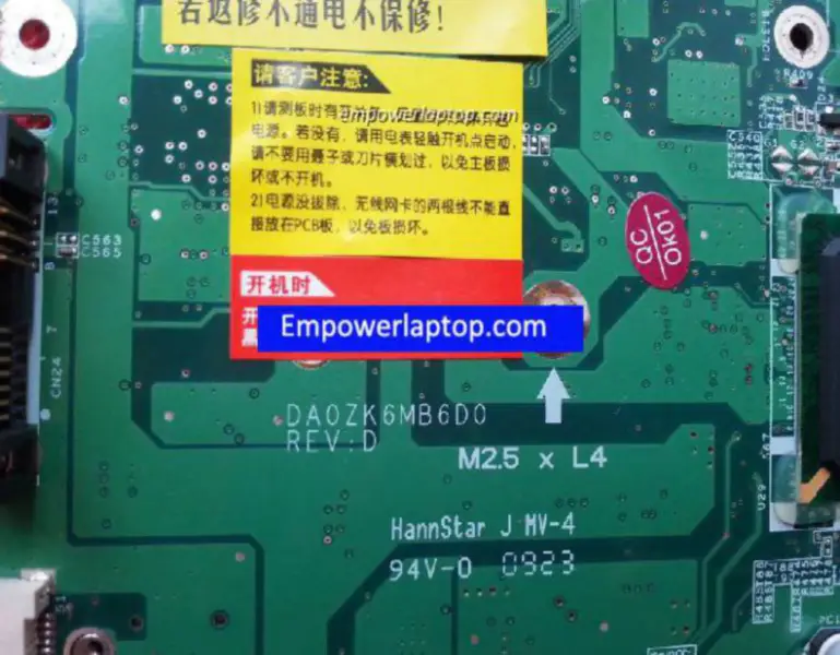 Placa base Acer Aspire 5739 5739G PM45 DA0ZK6MB6D0