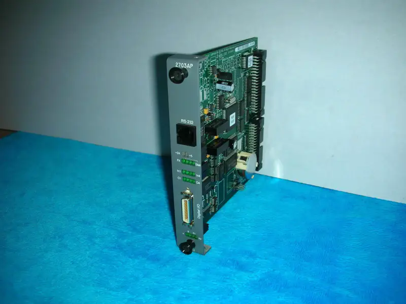Tarjeta CPU 2703AP de Control Technology Corporation