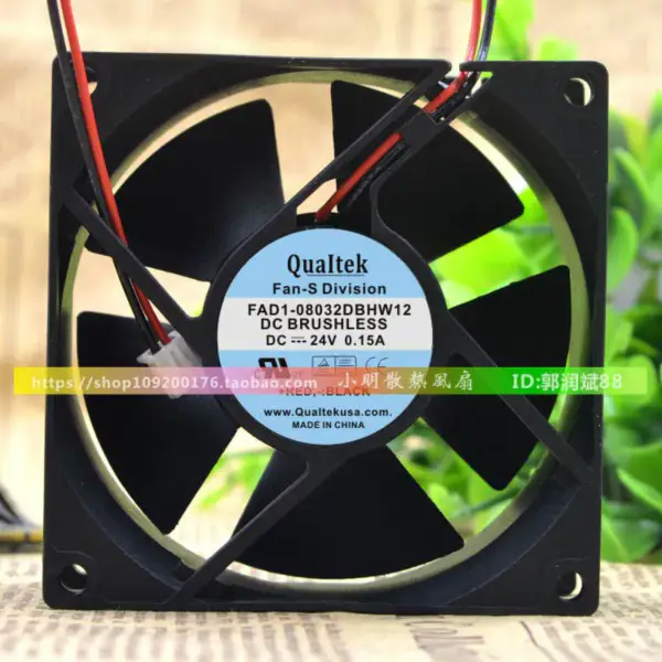 FAD1-08032DBHW12 Ventilador 8032 24V 0,15A 8CM /CM