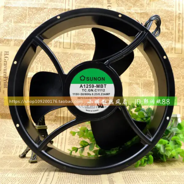 Ventilador SUNON A1259-MBT TC.GN 25489 25,4CM 115V 0,23A