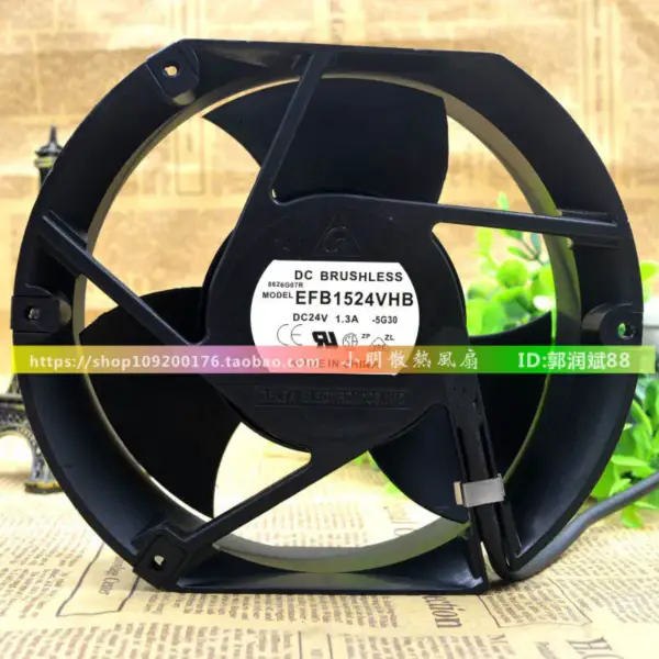 Delta 17251 24V 1,3A EFB1524VHB 3 ventilador