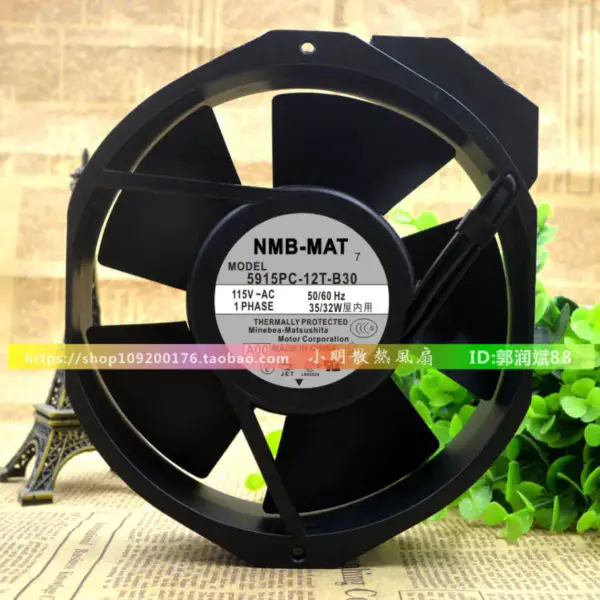 5915PC-12T-B30 -A00 115VAC NMB Ventilador 172*150*38