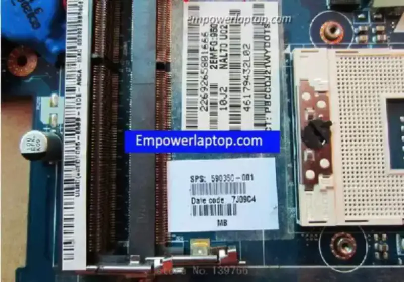Placa base HP 590350-001 DV4 DV4-2000