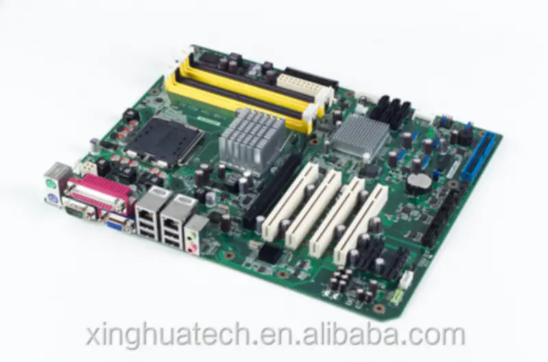 Advantech mini pc industrial placa base AIMB-766G2-00A2E LGA775 Intel Core 2 Quad/Core 2 Duo ATX con VGA, 4 COM y Dual L