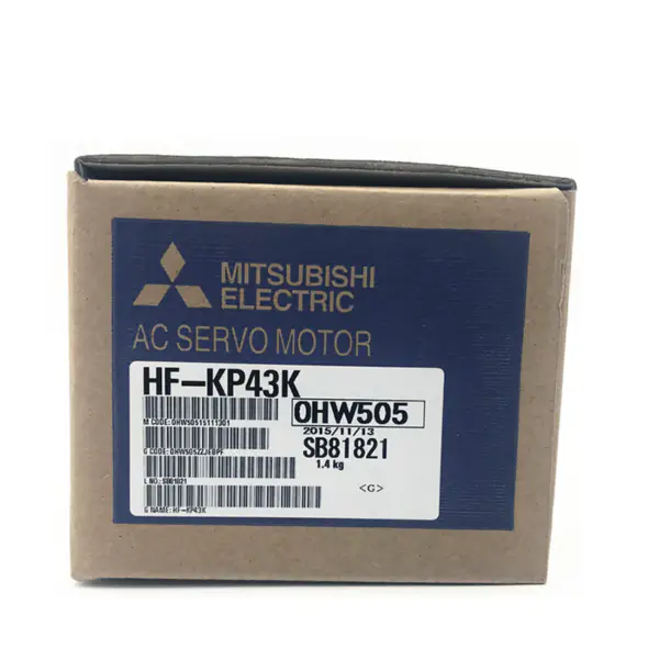 Harga Mitsubishi 400 vatios freno eléctrico codificador de ahorro de energía plana Ac Servo Motor 400w HF-KP43K