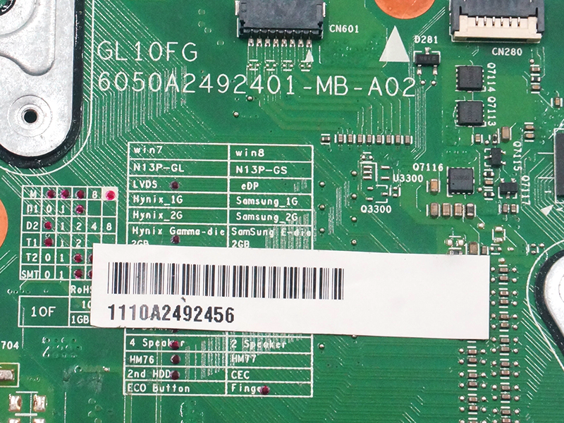 Toshiba satellite P875 GL10FG 6050A2492401 Placa base