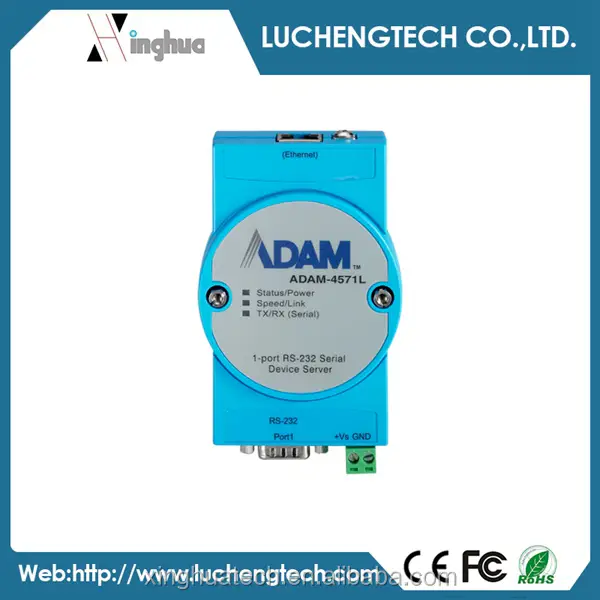 Servidor de dispositivos serie ADAM-4571L-DE de 1 puerto RS-232 de Advantech