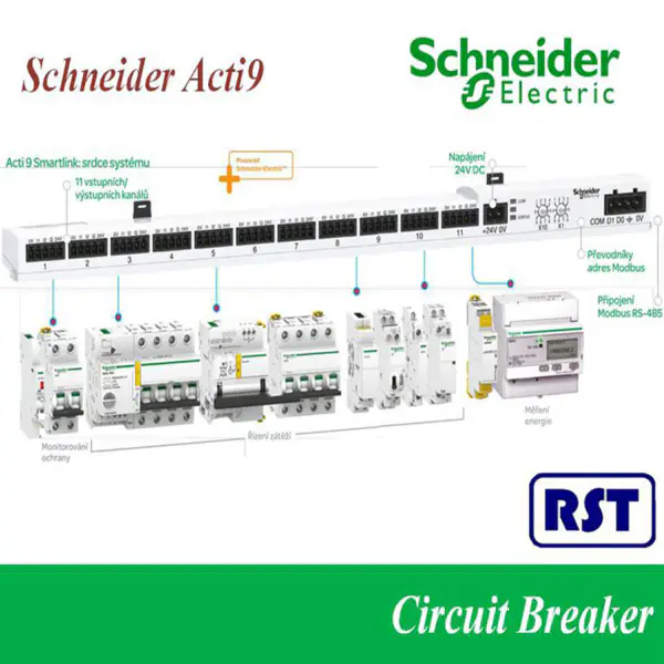 instalación eléctrica segura C40 1 polo 40a mcb