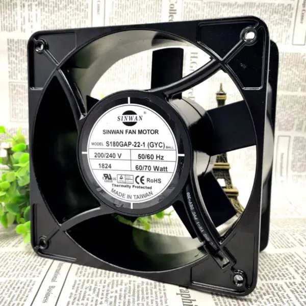 Ventilador SINWAN S180GAP-22-1 17689 200V 17,6CM 60W