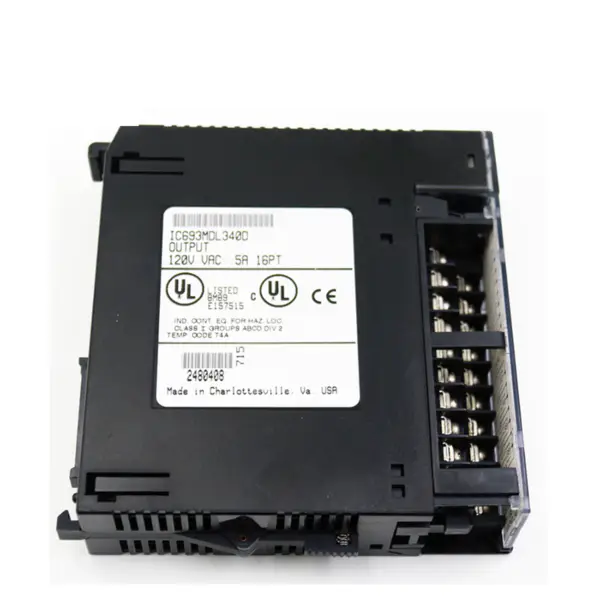 General Electric PLC Serie G E 9030 PLC Controlador AC Módulo de Salida IC693MDL340D