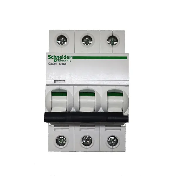 SCHNEIDER ELECTRIC IC60N disyuntor miniatura 3P 6A curva D