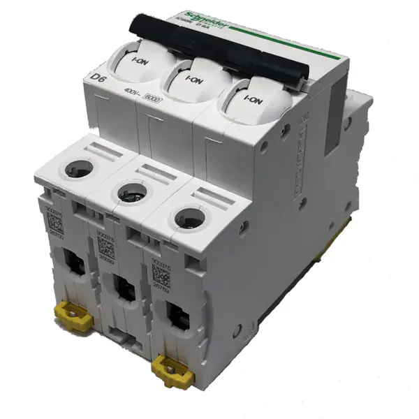 SCHNEIDER ELECTRIC IC60N disyuntor miniatura 3P 6A curva D