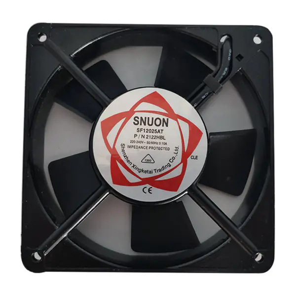 12CM ventilador de doble rodamiento de bolas 120*120*25mm Carbinet ventilador axial 220V SF12025AT 2122HBL ventilador de refrigeración silencioso