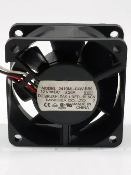 2410ML-04W-B59 12V 0.26A Original NMB-MAT 6025 Ventilador de Doble Bola 6CM