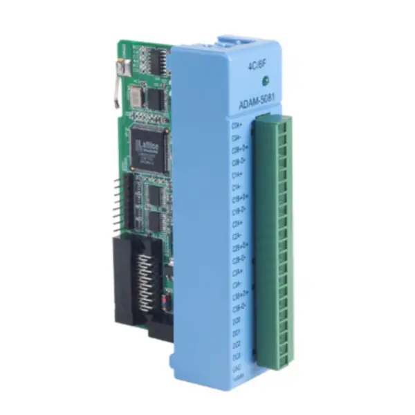 Advantech ADAM-5081-AE Módulo de frecuencia/contador de alta velocidad de 4 canales
