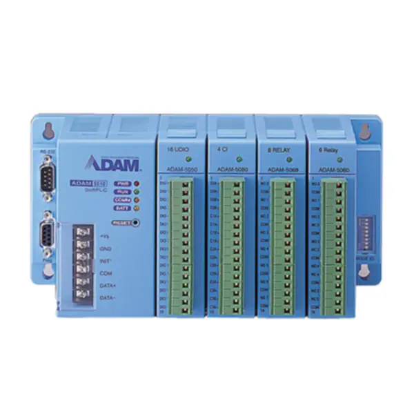 Advantech ADAM-5510M-A2E Controlador basado en PC de 4 ranuras con RS-485