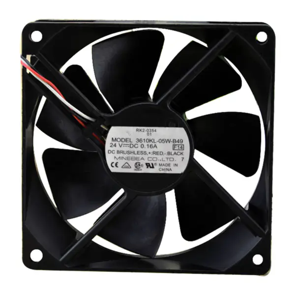 3610KL-05W-B59 -E50 3610ML-05W-B59 3610KL-05W-B49 Ventilador NMB trifilar 24V 0,20A original
