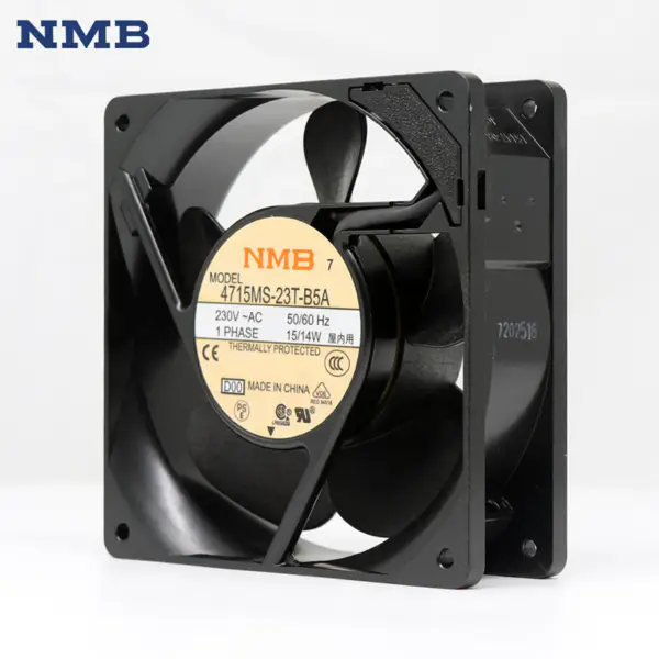 4715MS-23T-B5A NMB 120*120*38mm Ventilador Axial de Gabinete AC 230V 12CM 14W Ventilador de Enfriamiento UPS