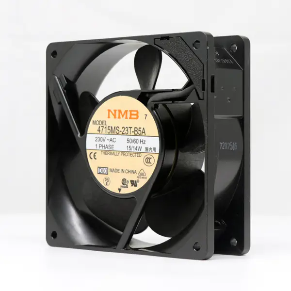 4715MS-23T-B5A NMB 120*120*38mm Ventilador Axial de Gabinete AC 230V 12CM 14W Ventilador de Enfriamiento UPS