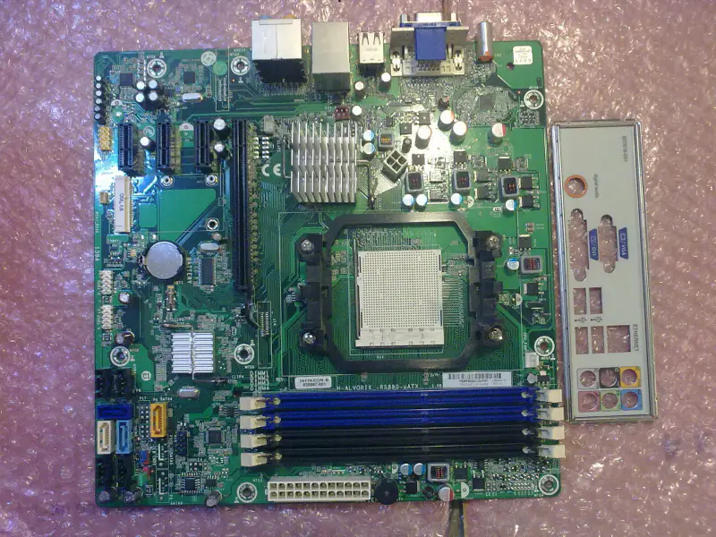 Placa base HP H-ALVORIX RS880-uATX P6710F PC 620887-001
