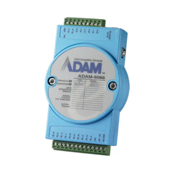 Advantech ADAM-6066-D Módulo Modbus TCP de 6 entradas digitales y 6 relés de potencia