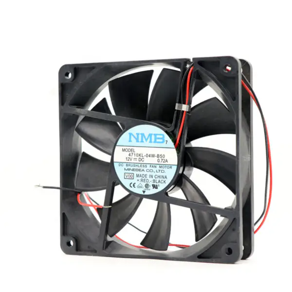 NMB 12CM DC12V 0.72A 4710KL-04W-B50 ventilador de refrigeración de chasis de gran volumen de aire
