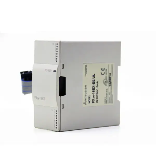 Controlador de máquina Mitsubishi FX PLC FX2 Módulo de entrada Bloque de ampliación FX2N-16EX-ES/UL