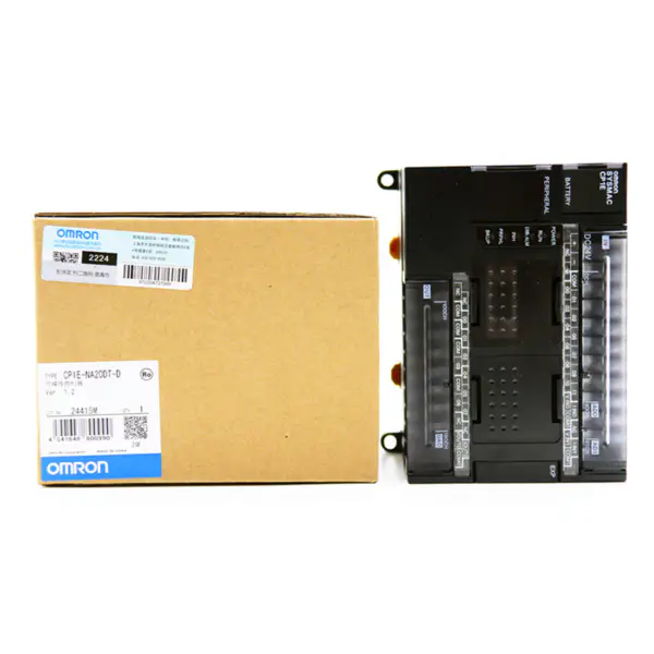 Automatización Controlador de máquina Omron PLC CP1E N20 Módulo CPU CP1E-NA20DT-D