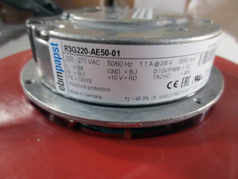 Ebmpapst R3G220-AE50-01 Ventilador EC200-277V