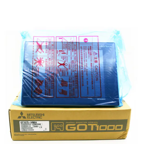 Mitsubishi Modbus HMI Panel de pantalla táctil programable IP68 GT1675-VNBA