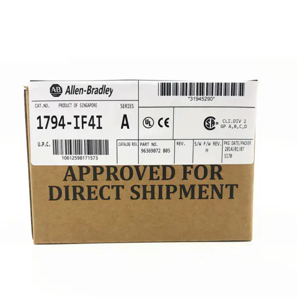 Módulo analógico Allen-Bradley 1794 PLC Flex I/O de 4 entradas aisladas 1794-IF4I