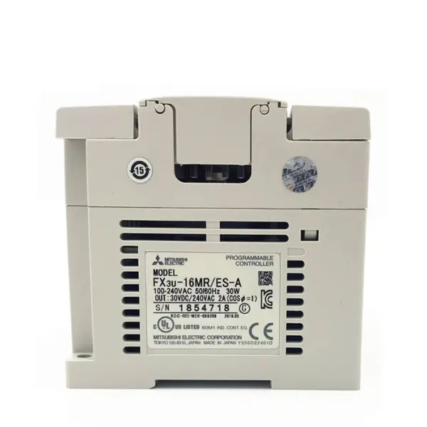 FX3U-16MR/ES-A Mitsubishi FX3U-16 FX3U-16M FX3U-16MR FX3U 16MR ES A PLC Unidades principales con 16 E/S