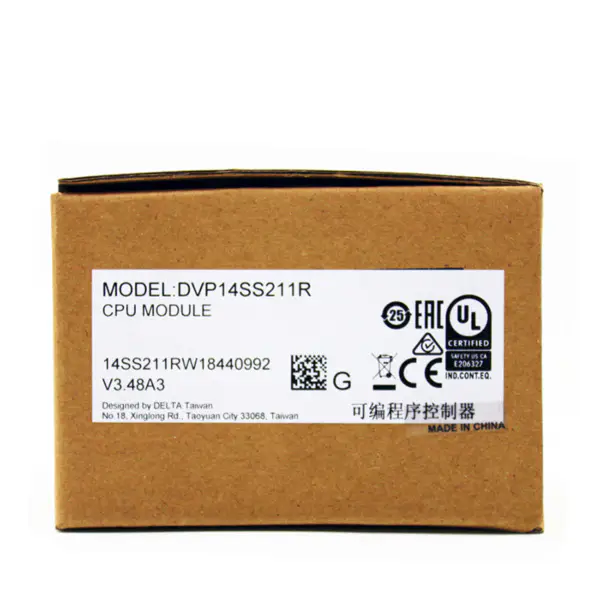 Delta DVP SS 14 SS2 14SS211R PLC 14SS2 DVP-14SS2 Módulo CPU Digital DVP14SS211R con Entrada RS232 Paquete Ect Industrial